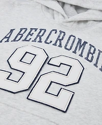 abercrombie kids Boys' 5-18 Logo Fleece Long-Sleeve Hoodie