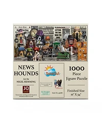 SunsOut NewsHounds Interlocking 1000-Piece Jigsaw Puzzle, Ages 15+