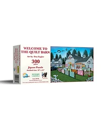 SunsOut Welcome to the Quilt Barn 300 Piece Jigsaw Puzzle, Ages 15+