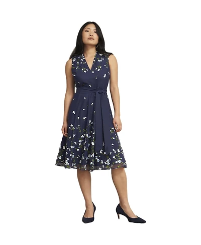Hobbs London Women's Aria Embroidered Dress