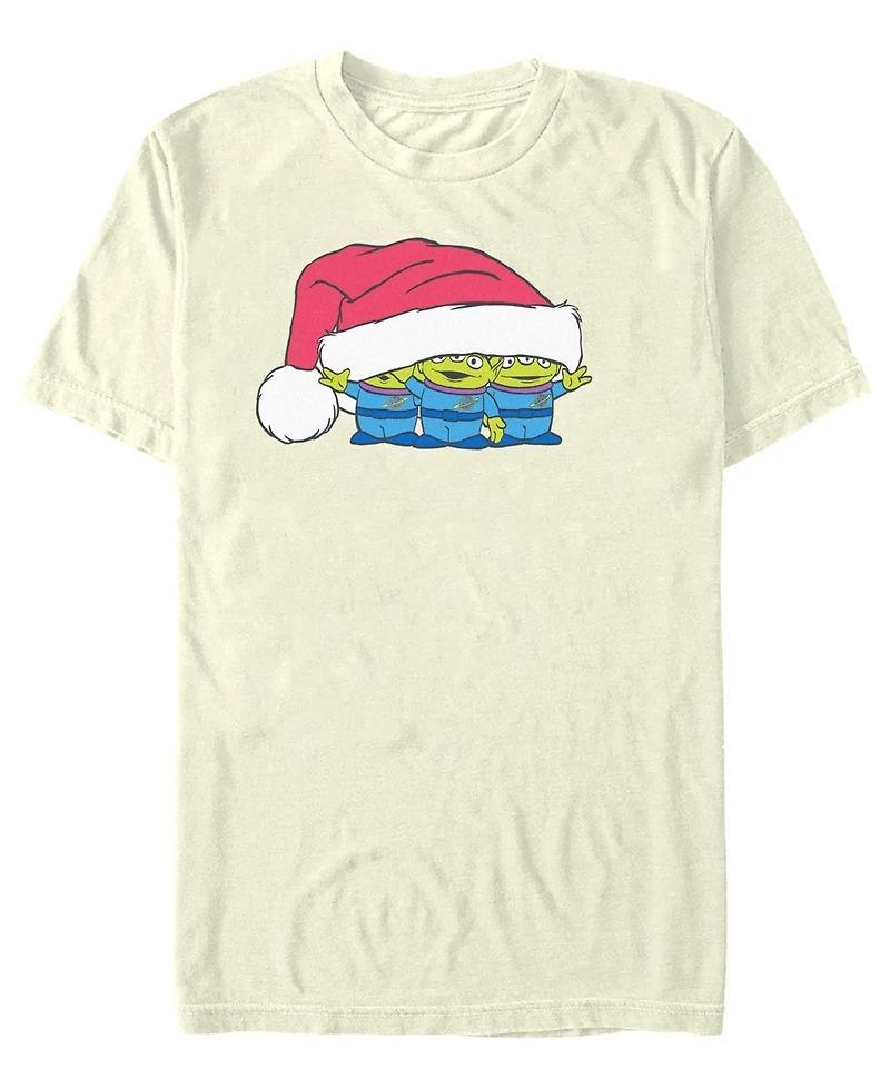 Fifth Sun Men's Toy Story Aliens Christmas Hat T-Shirt