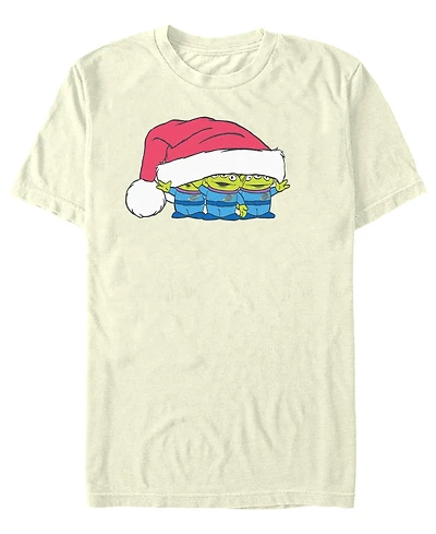 Fifth Sun Men's Toy Story Aliens Christmas Hat T-Shirt