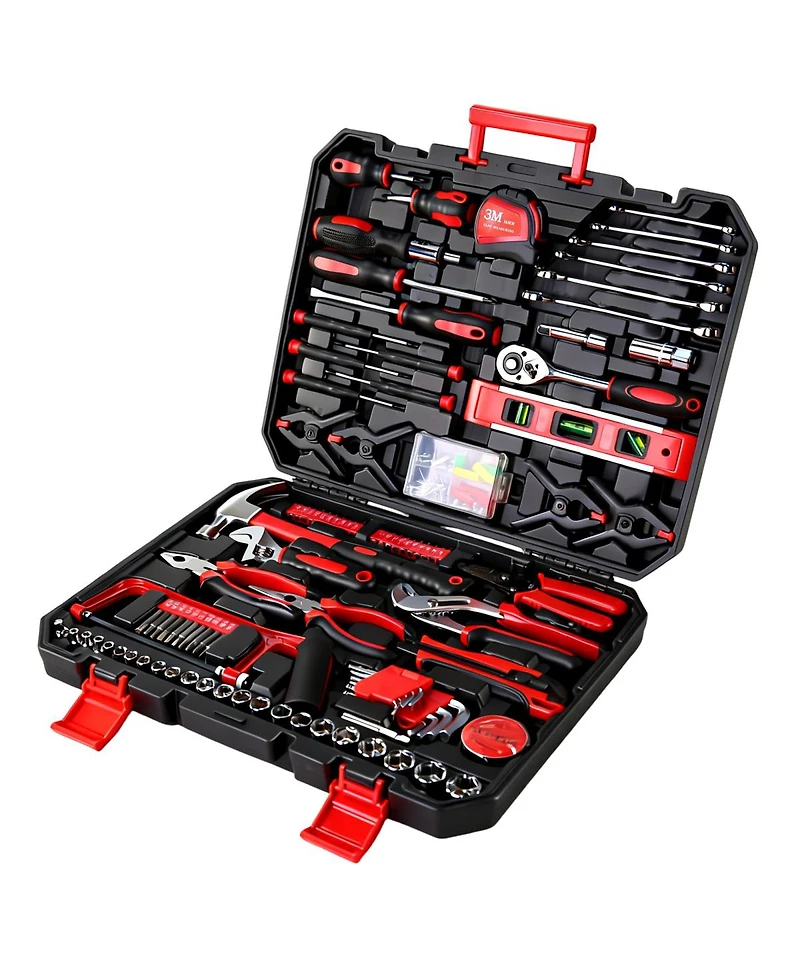 Streamdale Furniture 266-Piece Home Tool Set with Rolling Box and Hand Tools for Diy and Repairs
