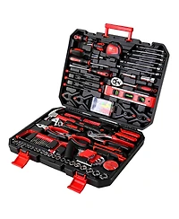 Streamdale Furniture 266-Piece Home Tool Set with Rolling Box and Hand Tools for Diy and Repairs