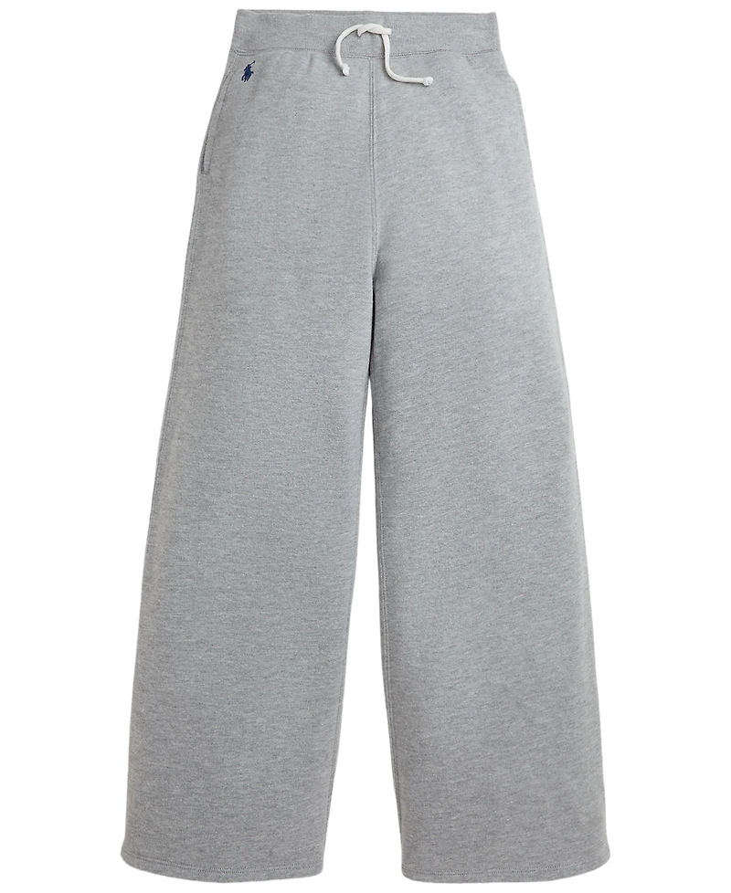 Polo Ralph Lauren Girls' 7-16 Fleece Wide-Leg Sweatpants