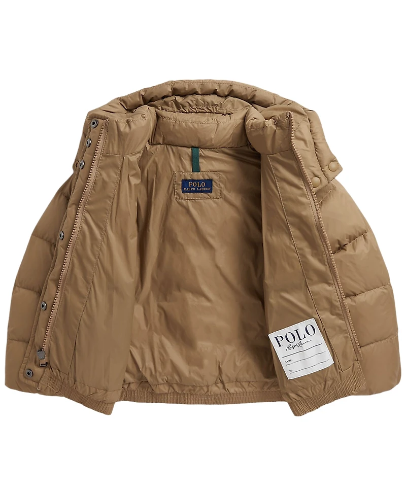Polo Ralph Lauren Girls' 2T-6X Down Hooded Jacket
