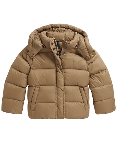 Polo Ralph Lauren Girls' 2T-6X Down Hooded Jacket