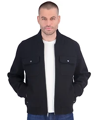 Calvin Klein Men's Wool Bomber Jacket