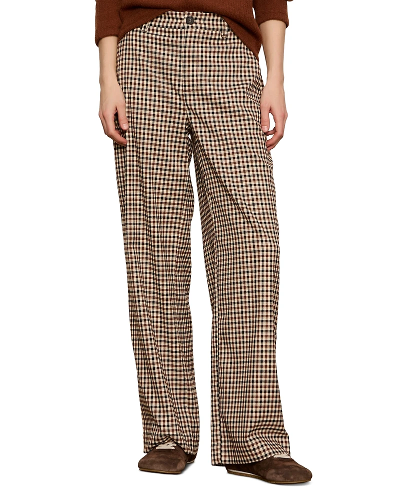 Sanctuary Women's Eloise Mid-Rise Wide-Leg Trouser