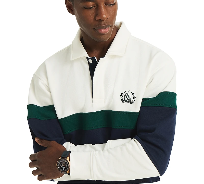 Nautica Men's Long Sleeve Pullover Sweatshirt