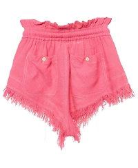 Pre-Owned Isabel Marant Women's Silk Gauze Frayed Talapiz Shorts