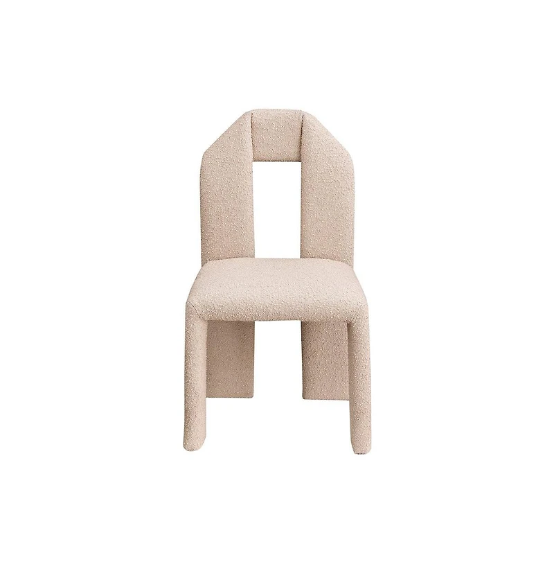 Meridian Furniture Bennett Boucle Fabric Dining Chair, Set of 2