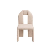 Meridian Furniture Bennett Boucle Fabric Dining Chair, Set of 2