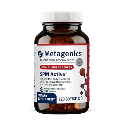 Metagenics Spm Active Specialized Pro Resolving Mediators from Marine Oils Supports Normal Inflammatory Response, Tissue Health 120 Softgels