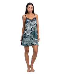 Linea Donatella Women's Tulip Garden Print Knit Chemise