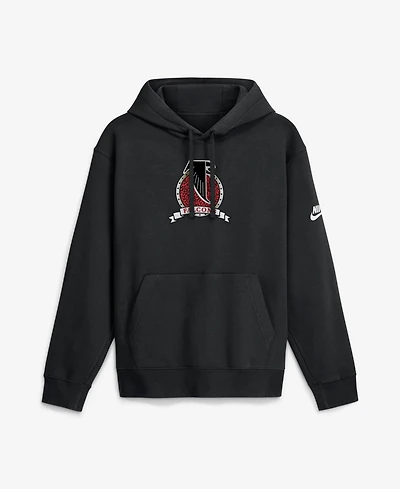 Nike Men's Atlanta Falcons Short Pass Rewind Club Fleece Hoodie