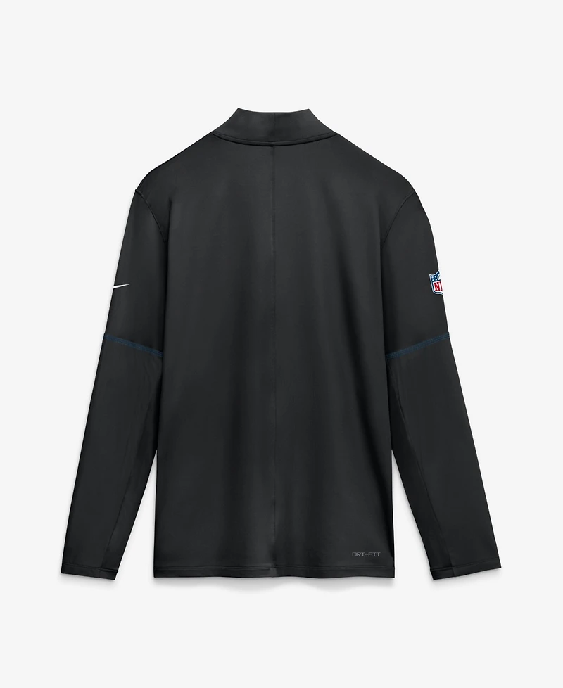 Nike Men's Detroit Lions Sideline Half-Zip Midweight Pullover Sweatshirt