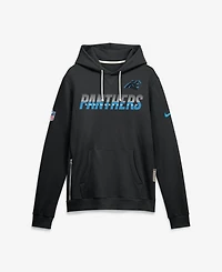 Nike Men's Carolina Panthers Sideline Standard Issue Top Prospect Dri-fit Loose-Fit Hoodie
