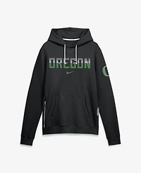 Nike Men's Oregon Ducks Sideline Standard Issue Dri-fit Pullover Hoodie