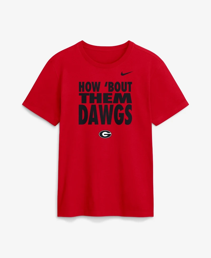 Nike Men's Georgia Bulldogs Georgia Sideline Slogan T-Shirt