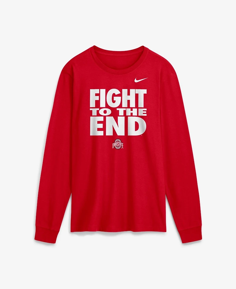 Nike Men's Ohio State Buckeyes Sideline Slogan Dri-fit T-Shirt