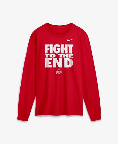 Nike Men's Ohio State Buckeyes Sideline Slogan Dri-fit T-Shirt