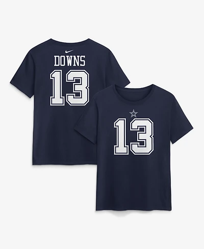 Nike Women's Dallas Cowboys Caleb Downs Cotton Screen-Print T-Shirt