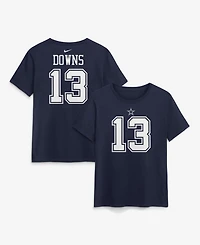 Nike Women's Dallas Cowboys Caleb Downs Cotton Screen-Print T-Shirt