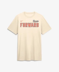 Nike Men's Milwaukee Brewers City Connect Tri-Blend Screen-Print T-Shirt