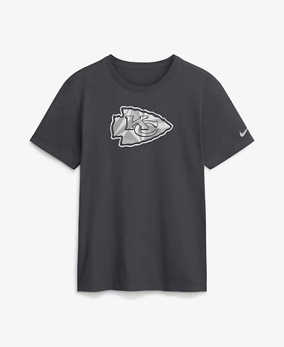 Nike Men's Kansas City Chiefs Fractal Logo Crewneck T-Shirt