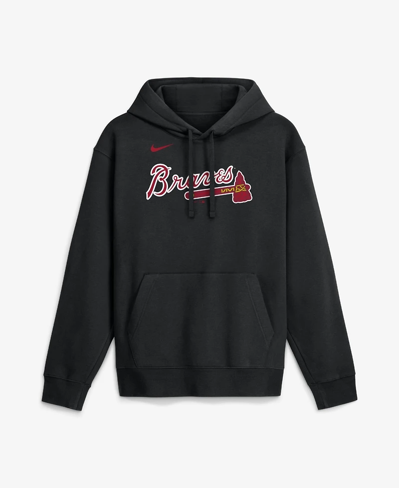 Nike Men's Atlanta Braves Club Fleece Pullover Hoodie
