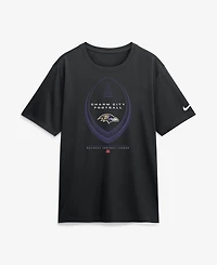 Nike Men's Big & Tall Baltimore Ravens Legend Icon Dri-fit Screen-Print T-Shirt