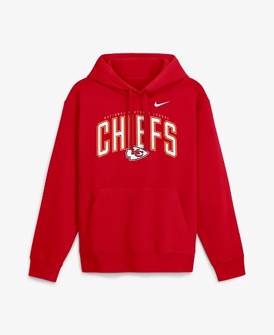 Nike Men's Kansas City Chiefs Expect Victory Club Fleece Pullover Hoodie