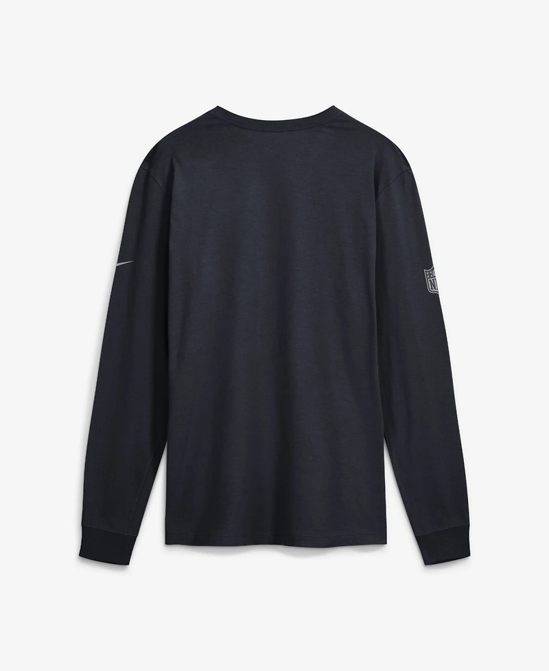 Nike Men's Houston Texans Long-Sleeve Crewneck T-Shirt