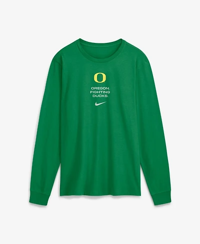 Nike Men's Oregon Ducks 2026 Sideline Long-Sleeve Crewneck T-Shirt