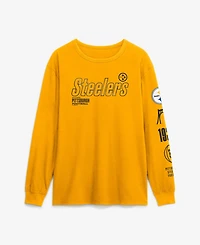 Fanatics Men's Pittsburgh Steelers Legacy Crewneck Long-Sleeve T-Shirt