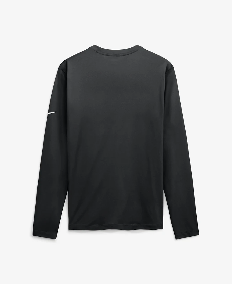 Nike Men's Detroit Lions Legend Icon Dri-fit Long-Sleeve T-Shirt