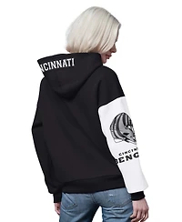 Starter Women's Cincinnati Bengals 4th Down Full-Zip Fleece-Lined Hoodie