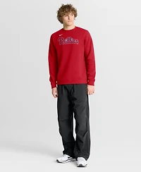 Nike Men's Philadelphia Phillies Primetime Wordmark Fleece Sweatshirt