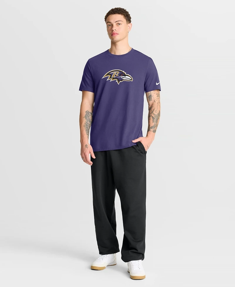 Nike Men's Baltimore Ravens Logo Essential Crewneck T-Shirt