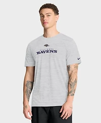 Nike Men's Baltimore Ravens Velocity Dri-fit Crewneck T-Shirt