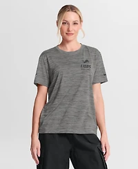 Nike Women's Detroit Lions Sideline Velocity Crewneck T-Shirt