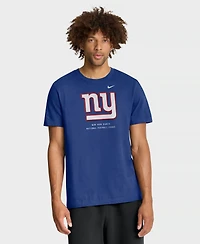 Nike Men's New York Giants Essential Crewneck Graphic T-Shirt