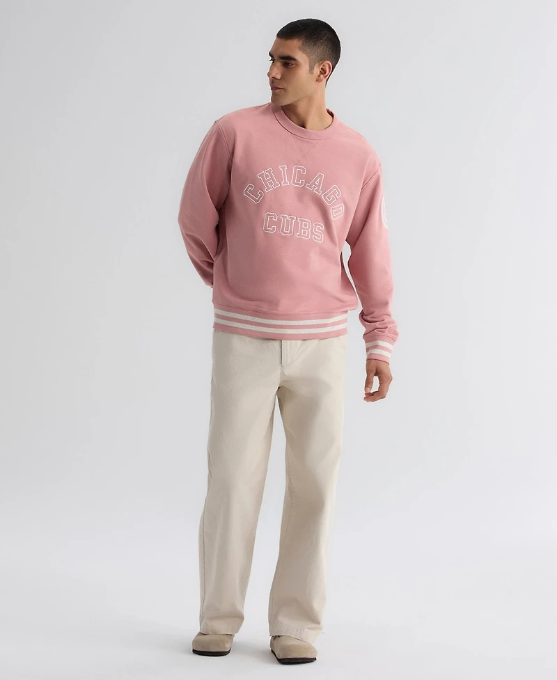 Fanatics Men's Chicago Cubs Iconic Terry Relaxed-Fit Sweatshirt