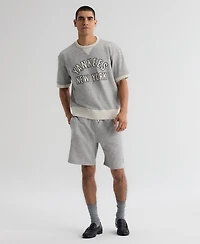 Fanatics Men's New York Yankees Iconic Terry Relaxed-Fit Pull-On Sweat Shorts, 8.25" Inseam