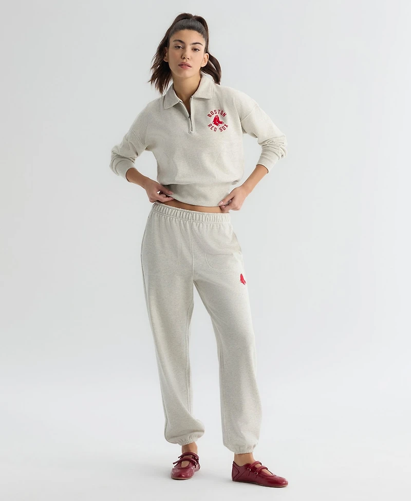 Fanatics Women's Boston Red Sox High-Rise Terry Track Pants