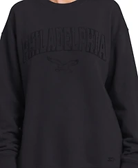 Starter Women's Philadelphia Eagles Oversized Crewneck Sweatshirt