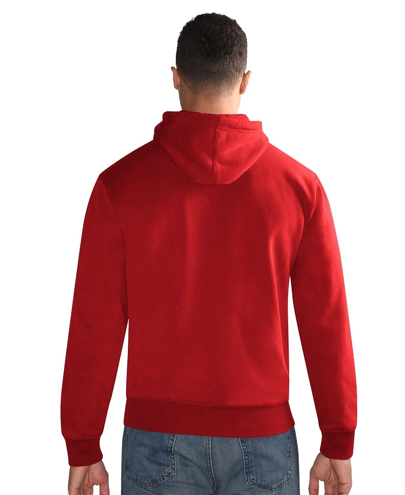 Starter Men's San Francisco 49ers Graphic Classic-Fit Hoodie and Cuffed Knit Hat, 2-Piece Set
