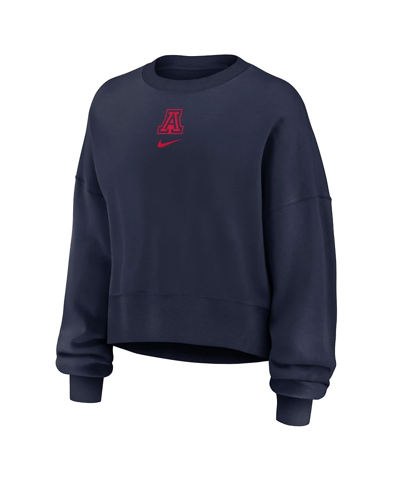 Nike Women's Arizona Wildcats Phoenix Pullover Oversized Sweatshirt