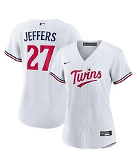 Nike Women's Minnesota Twins Ryan Jeffers 27 Replica V-Neck Short-Sleeve Jersey